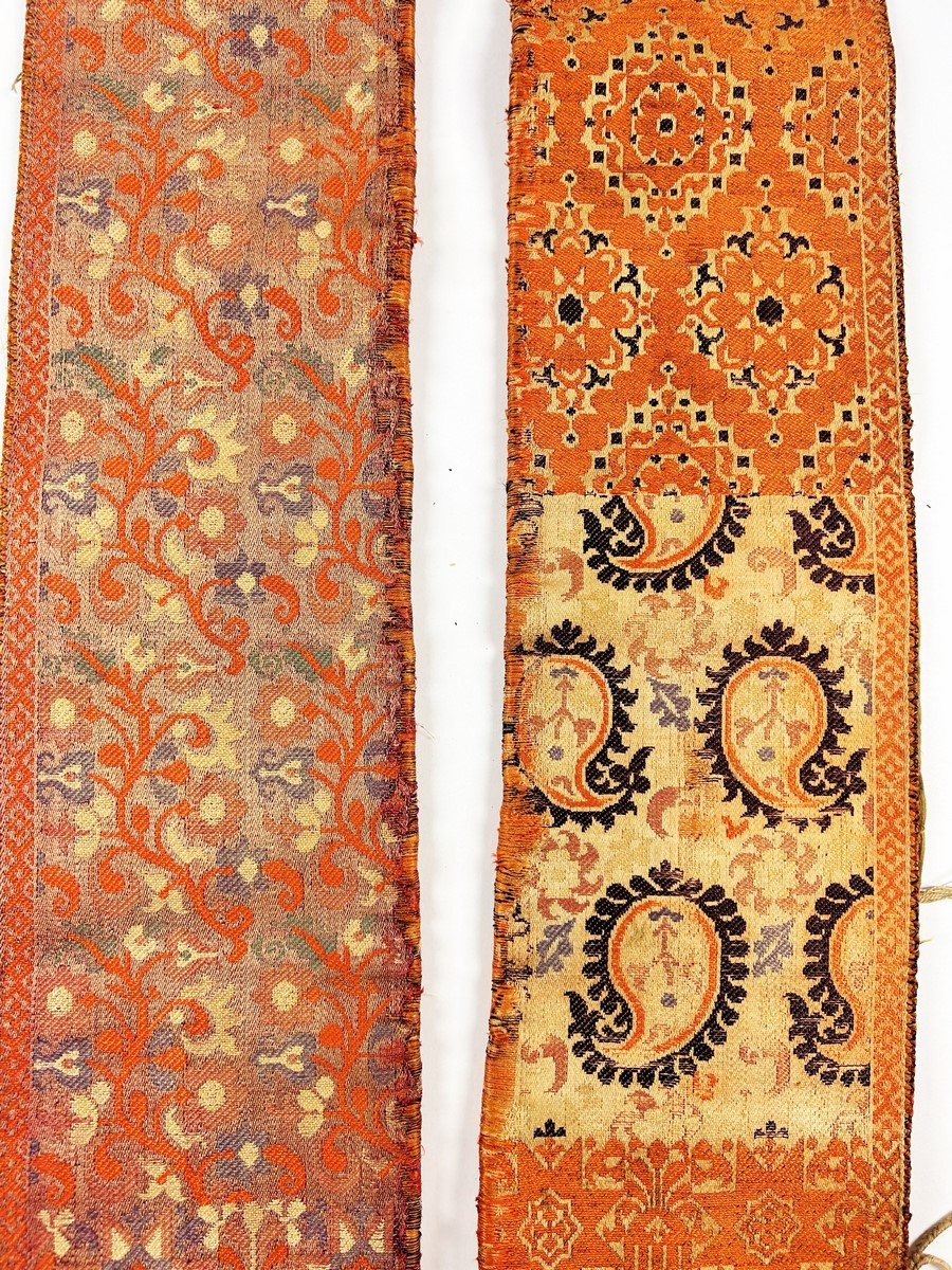 Fez Wedding Belt In Brocatelle - Hizam Maroc Circa 1850-photo-2