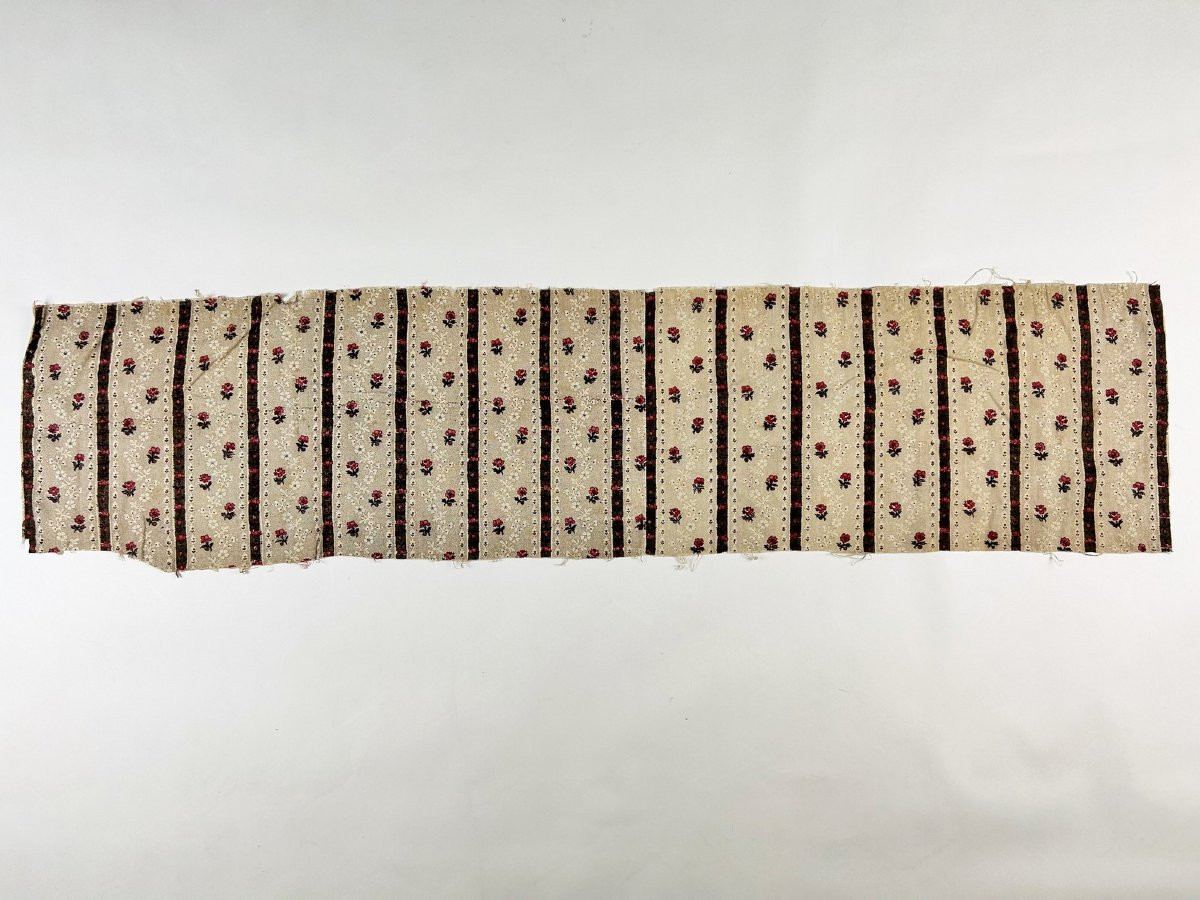 Indian With Spikes Sprinkled With Flowers Manufacture Oberkampf (?) - France Circa 1780-photo-2