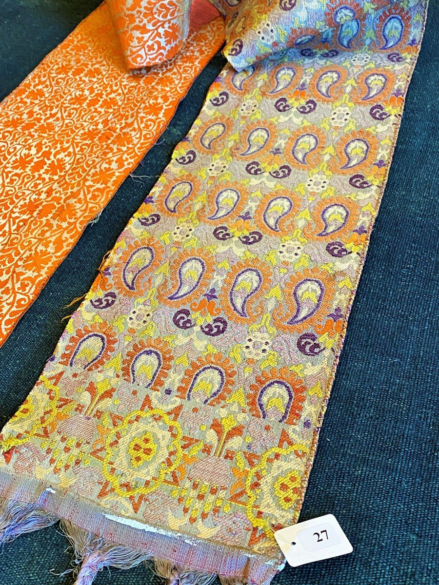 Fez Wedding Belt In Brocatelle - Hizam Morocco Circa 1850-photo-3