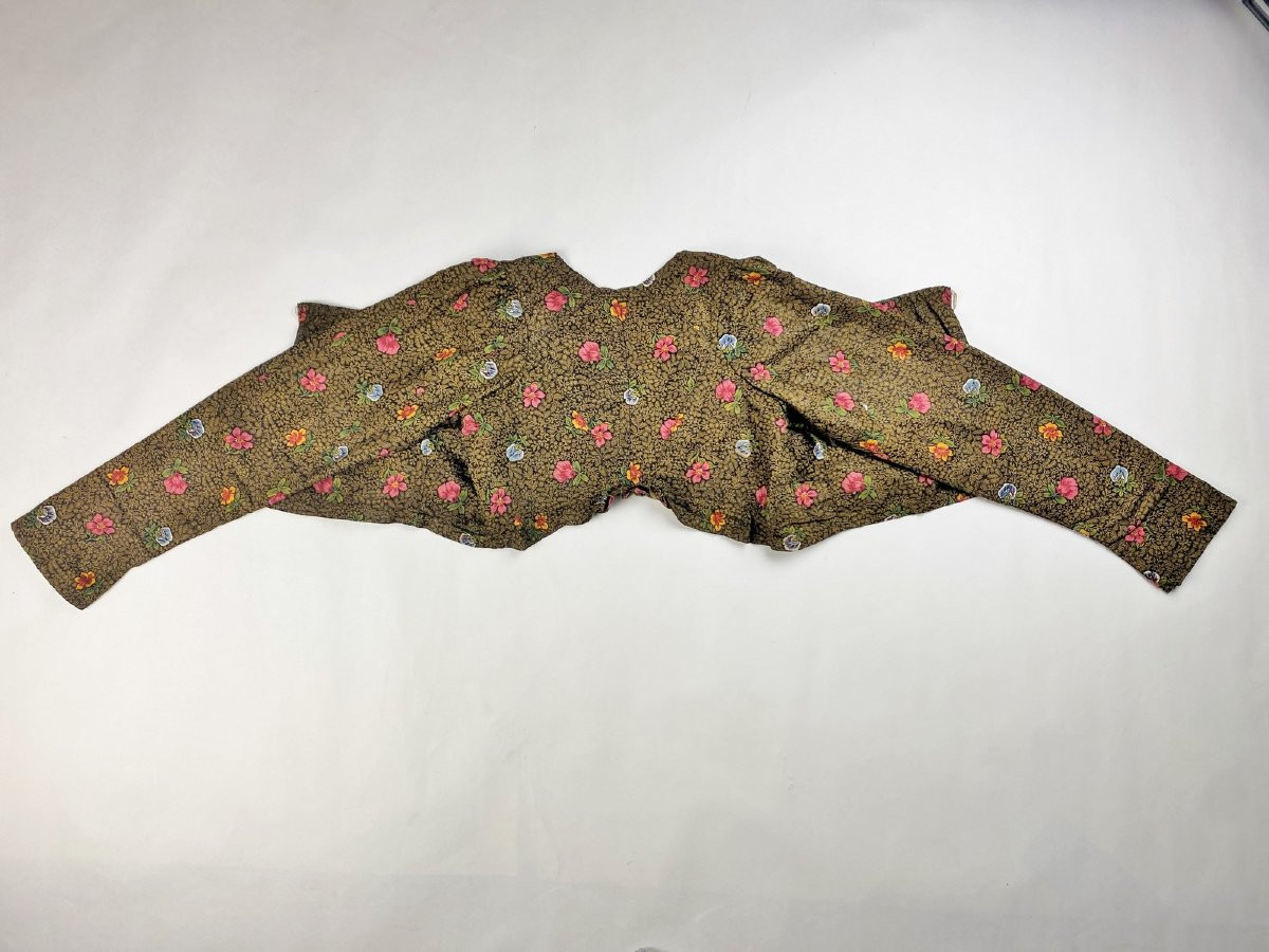 Indian Camisole “bonnes Herbes” From The Royal Factory Of Jouy-en-josas – Provence C. 1790-photo-8