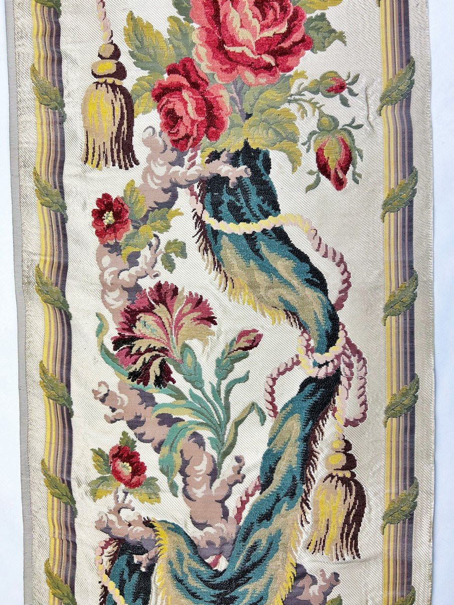 Royal Border Tapestry By Philippe De Lasalle For Stanislas Leczinski - 19th Century Reissue -photo-4