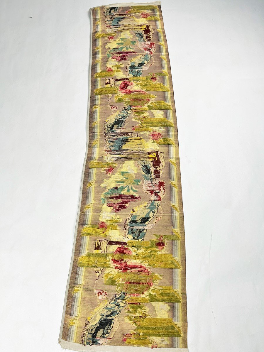 Royal Border Tapestry By Philippe De Lasalle For Stanislas Leczinski - 19th Century Reissue -photo-5