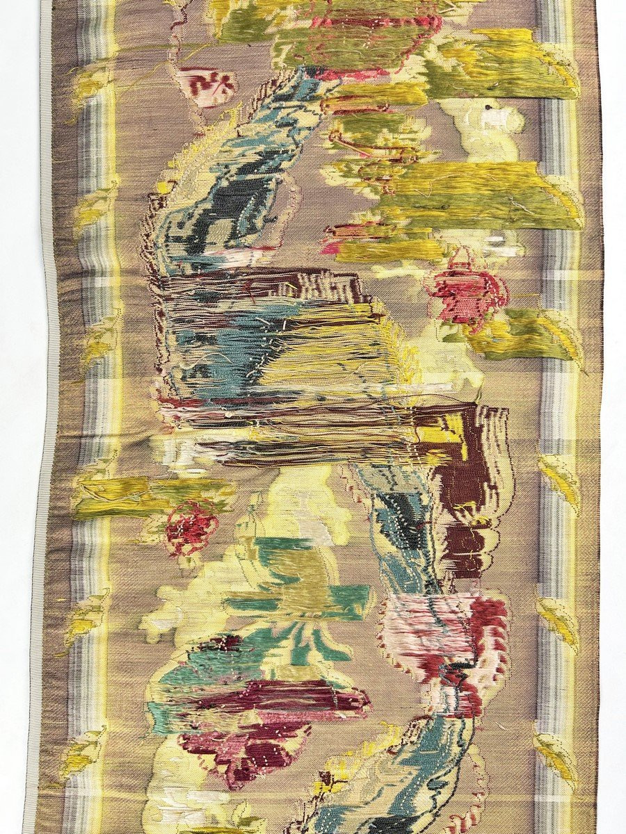 Royal Border Tapestry By Philippe De Lasalle For Stanislas Leczinski - 19th Century Reissue -photo-6