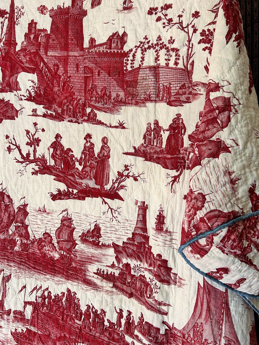 Nantes Canvas From The Petitpierre & Cie Factory Circa 1782-photo-4