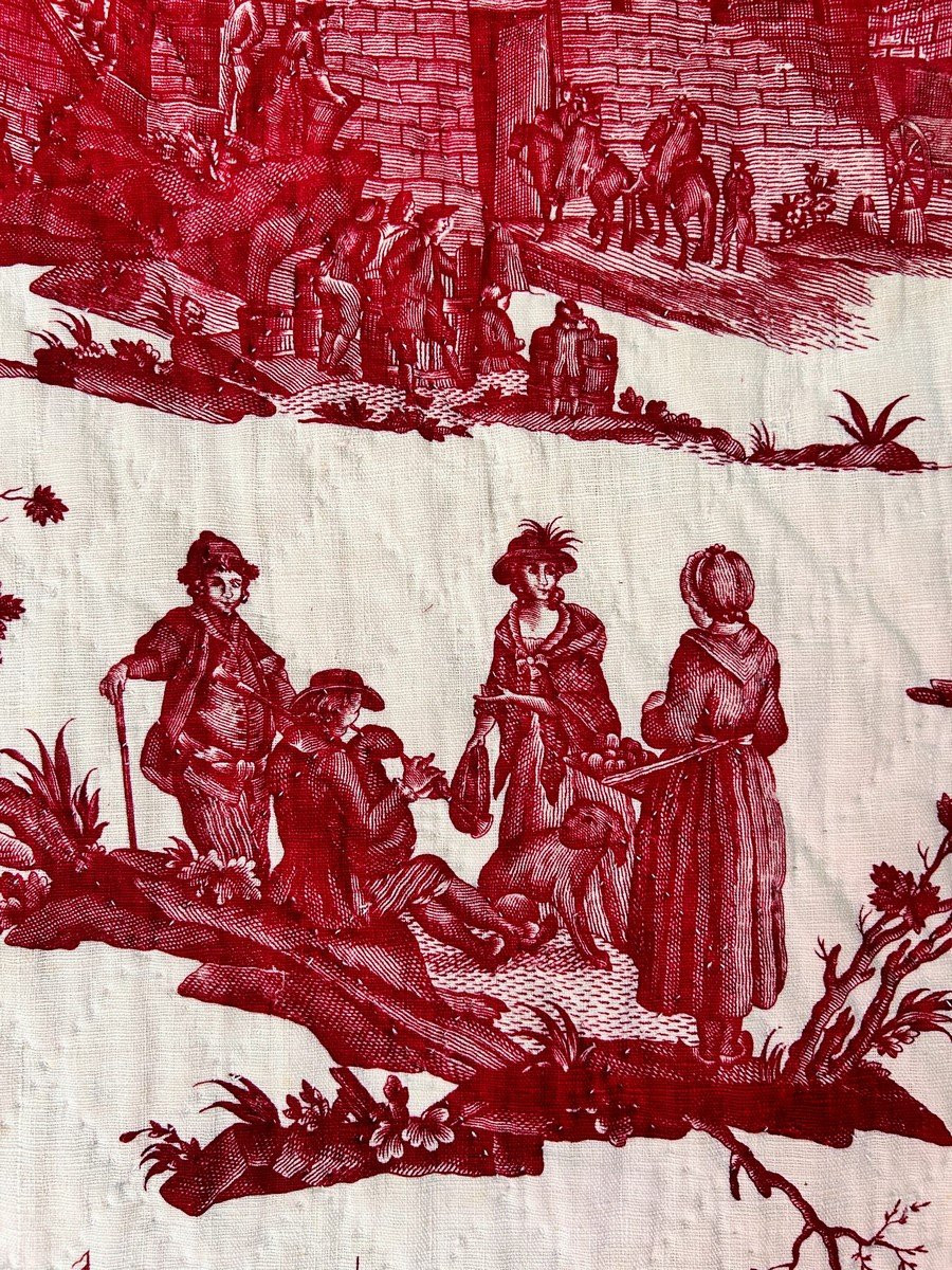 Nantes Canvas From The Petitpierre & Cie Factory Circa 1782-photo-5