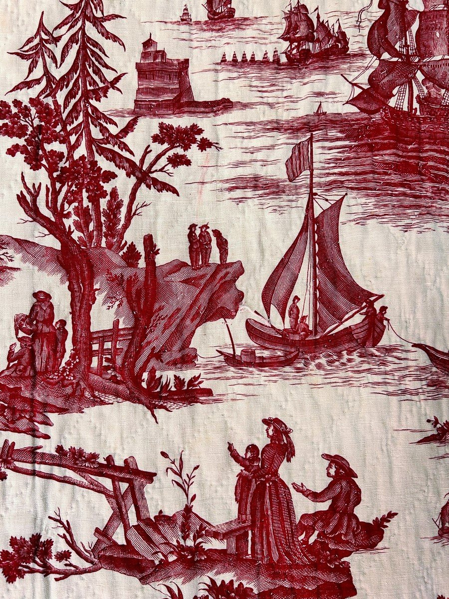 Nantes Canvas From The Petitpierre & Cie Factory Circa 1782-photo-8