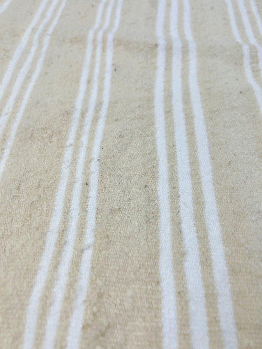 Berber Shawl Or Blanket In Handwoven Sheepskin Wool - Southern Tunisia Circa 1970-80-photo-7