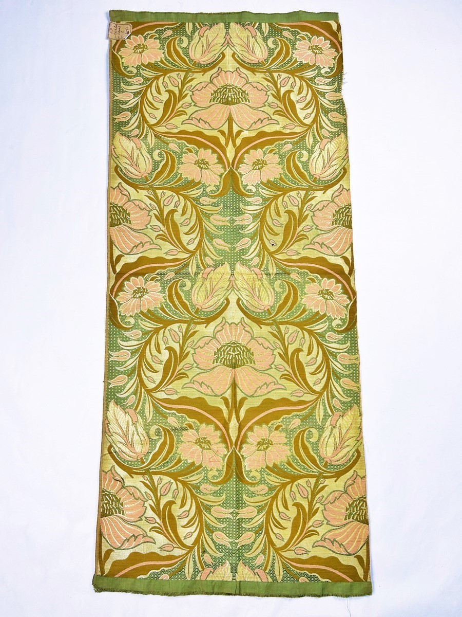 An Art Nouveau Jacquart Weaven Length - France Circa 1900