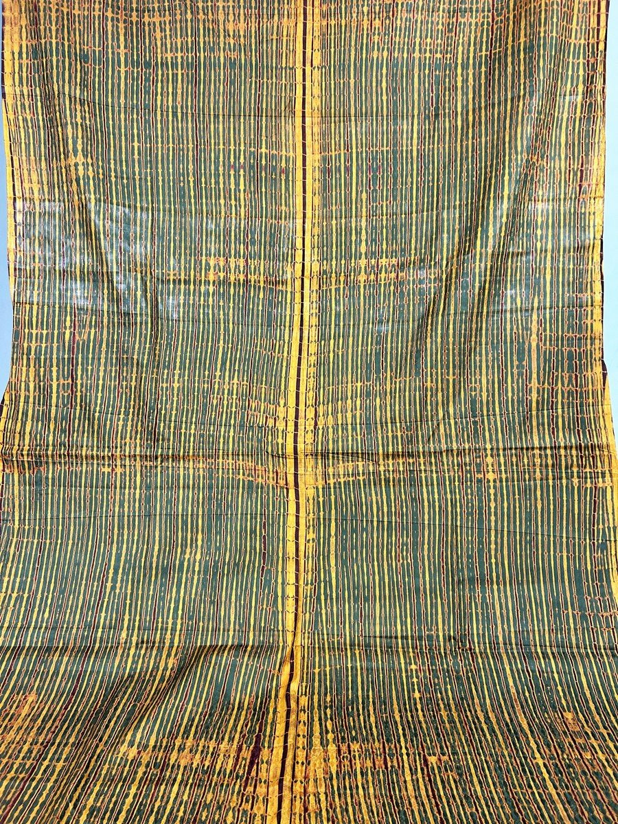 Un coton damassé imprimé Tie & Dye - Afrique de l'ouest XXe siècle-photo-4
