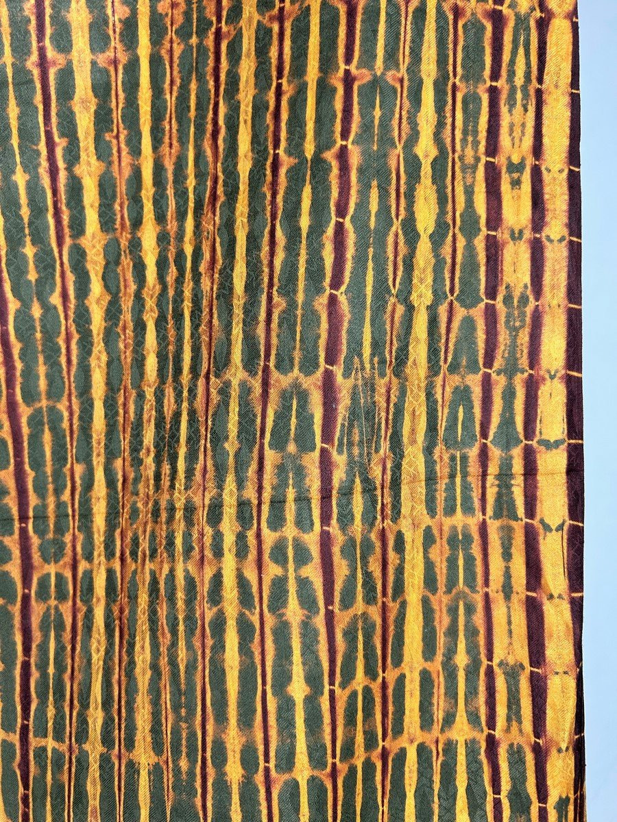Un coton damassé imprimé Tie & Dye - Afrique de l'ouest XXe siècle-photo-4