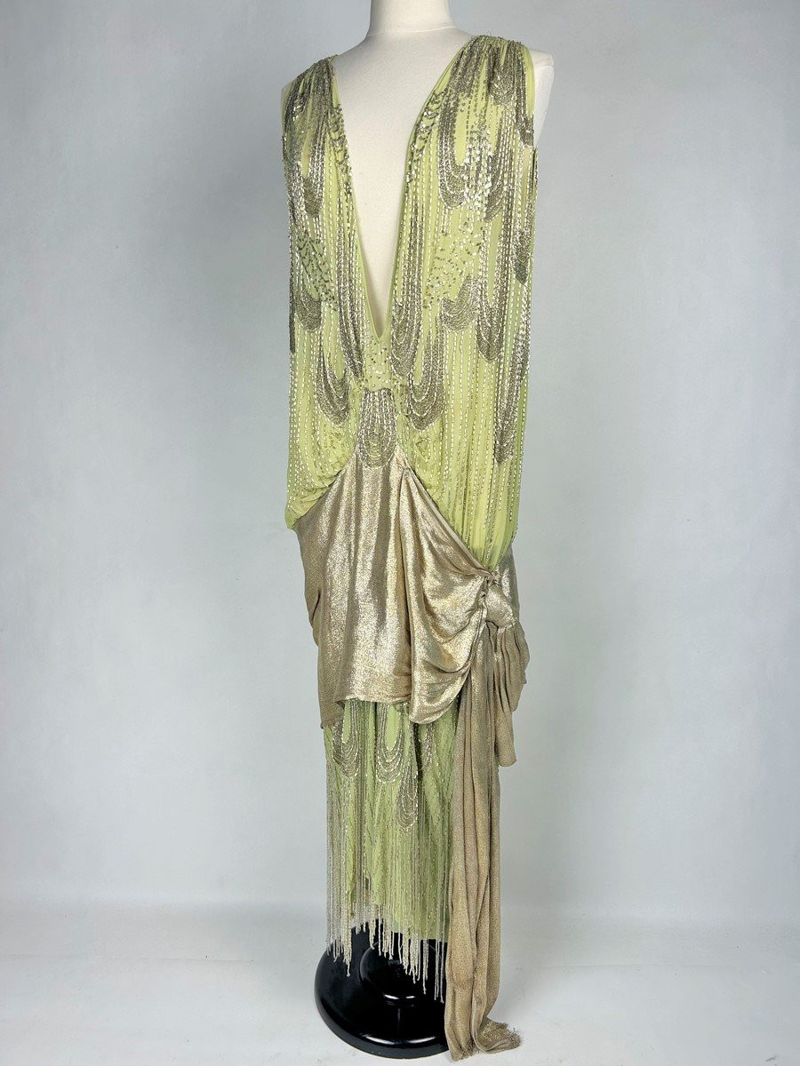 Unidentified Haute Couture Ball Gown From The Art Deco Period – Paris, Circa 1925-photo-2