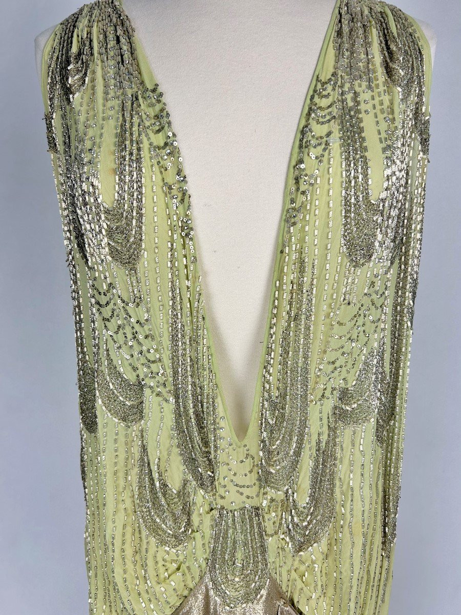 Unidentified Haute Couture Ball Gown From The Art Deco Period – Paris, Circa 1925-photo-4