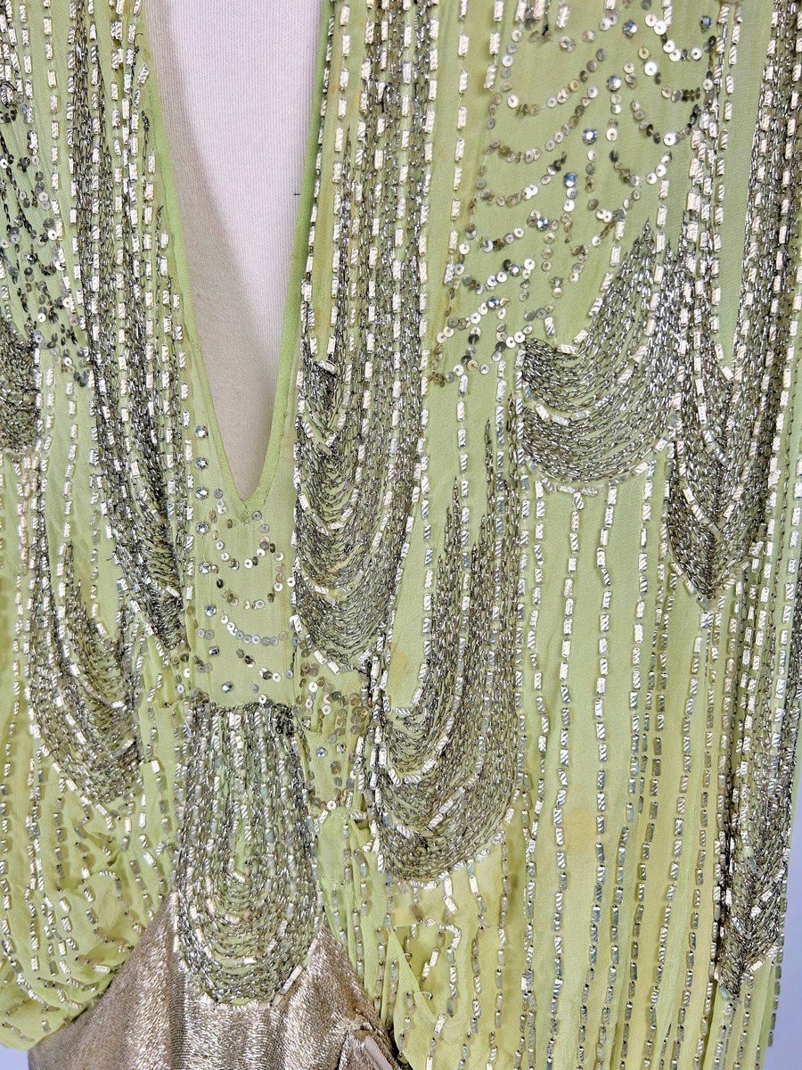 Unidentified Haute Couture Ball Gown From The Art Deco Period – Paris, Circa 1925-photo-2