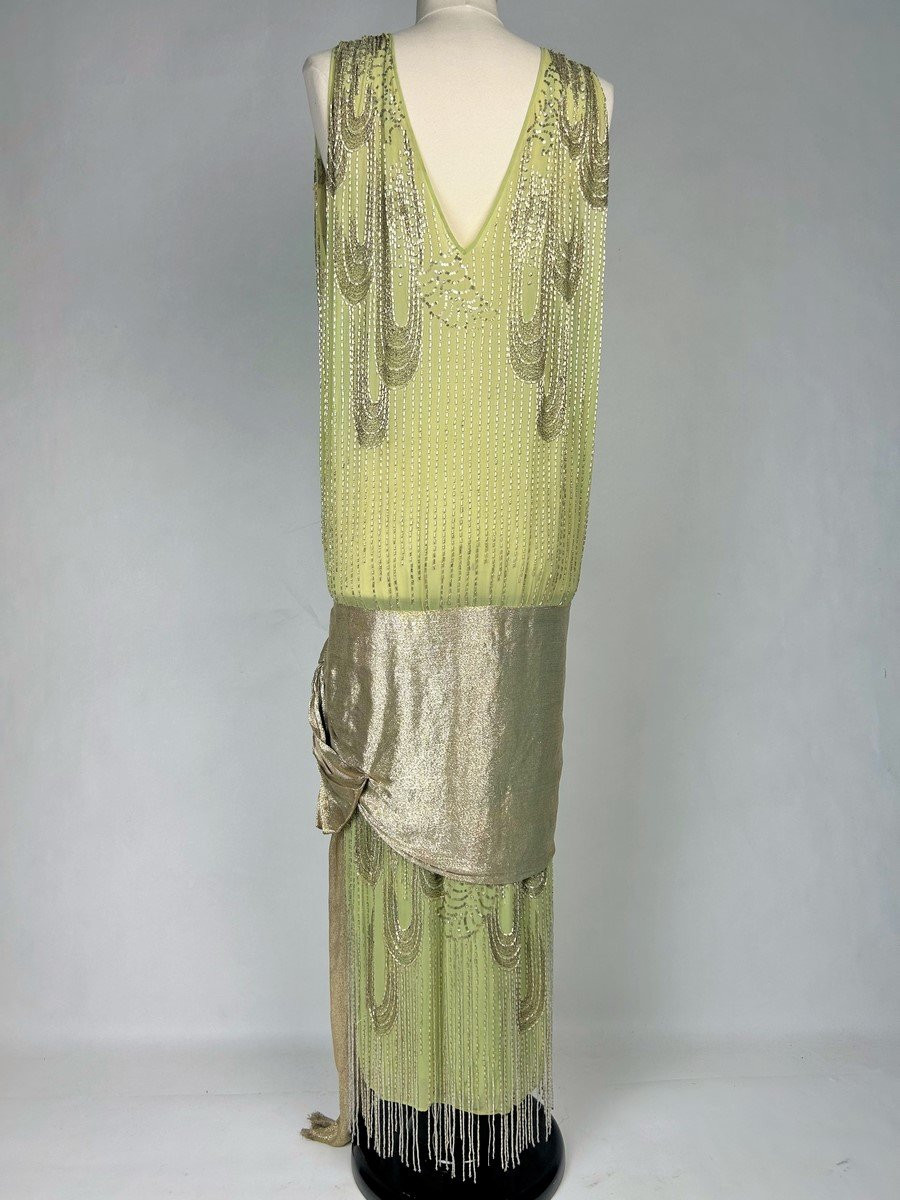 Unidentified Haute Couture Ball Gown From The Art Deco Period – Paris, Circa 1925-photo-4