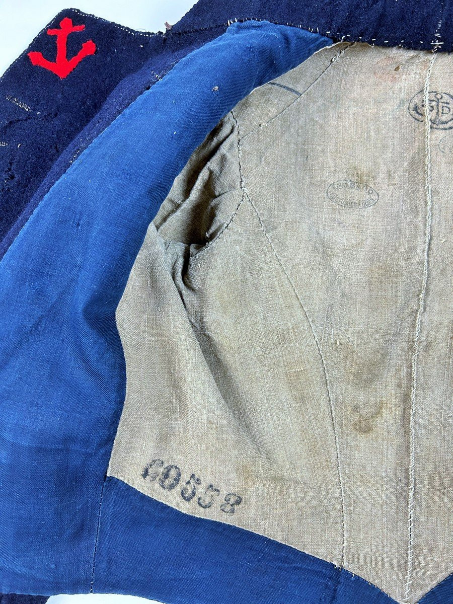 A Marine Corps Trooper's Coat, Model 1851, In Navy Wool Cloth-photo-4