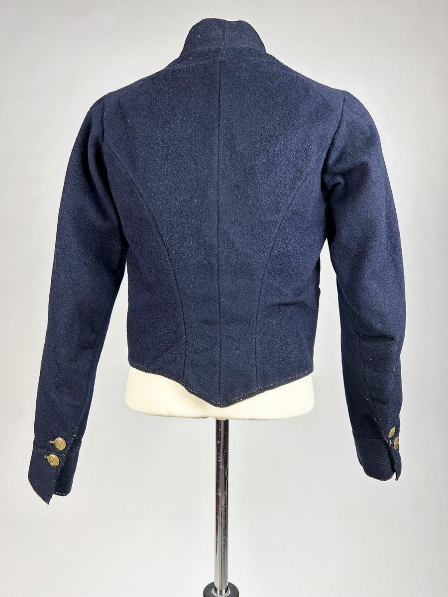 A Marine Corps Trooper's Coat, Model 1851, In Navy Wool Cloth-photo-6