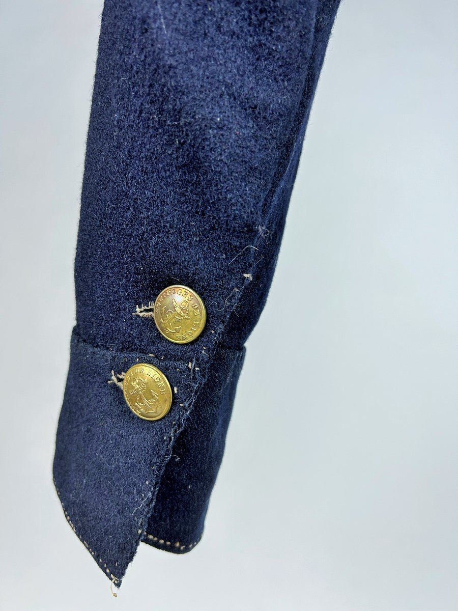 A Marine Corps Trooper's Coat, Model 1851, In Navy Wool Cloth-photo-7