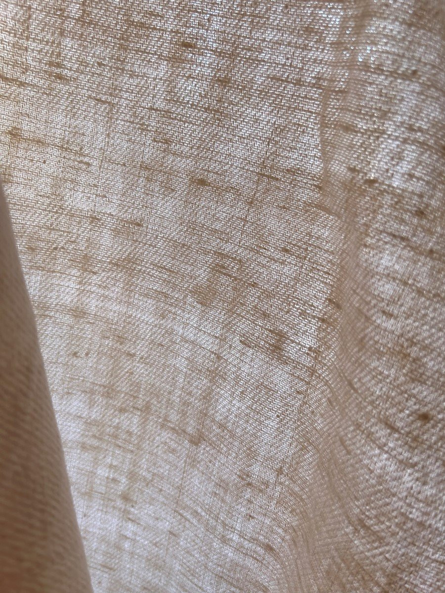 Drap De Bain En Basin Siglé ME - France Fin 18ème début 19ème siècle-photo-4