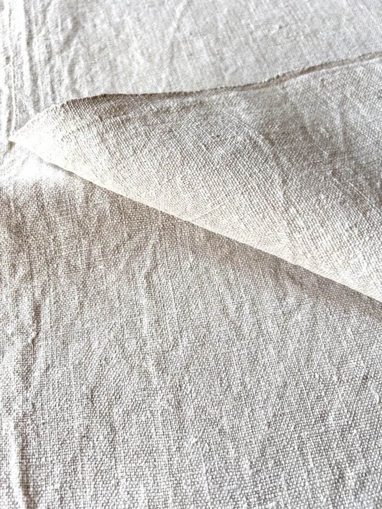 A Siamese Cloth Monogrammed Hm - French Countryside, 19th Century-photo-2