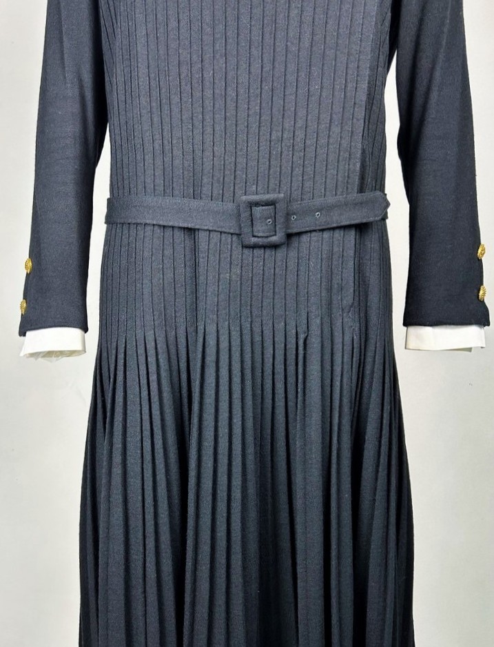 Chanel's Ford, Gabrielle Chanel's 'little Black Dress' In Black Wool Jersey, Circa 1970