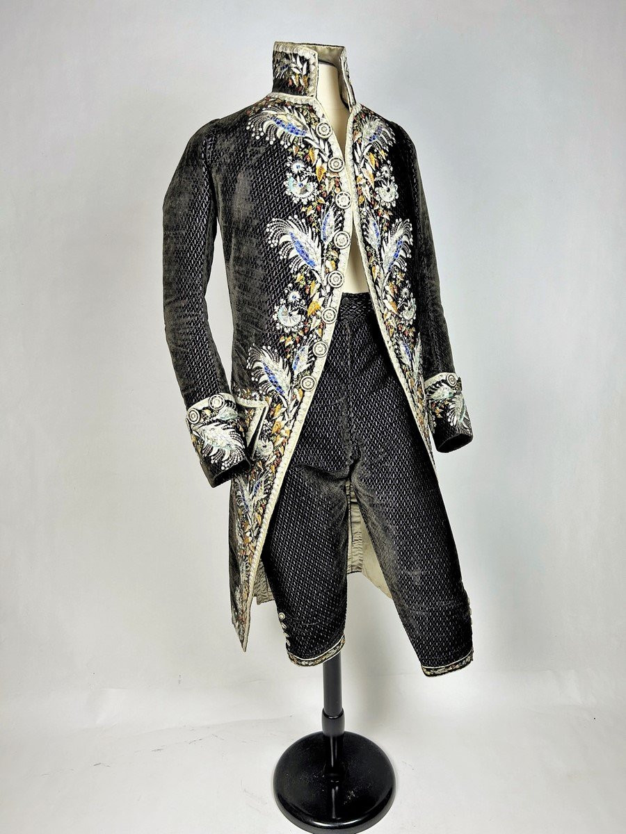 Court Coat And Breeches Of The Marquis d'Aligre – First Empire Or Restoration Period, Circa 1810-photo-4