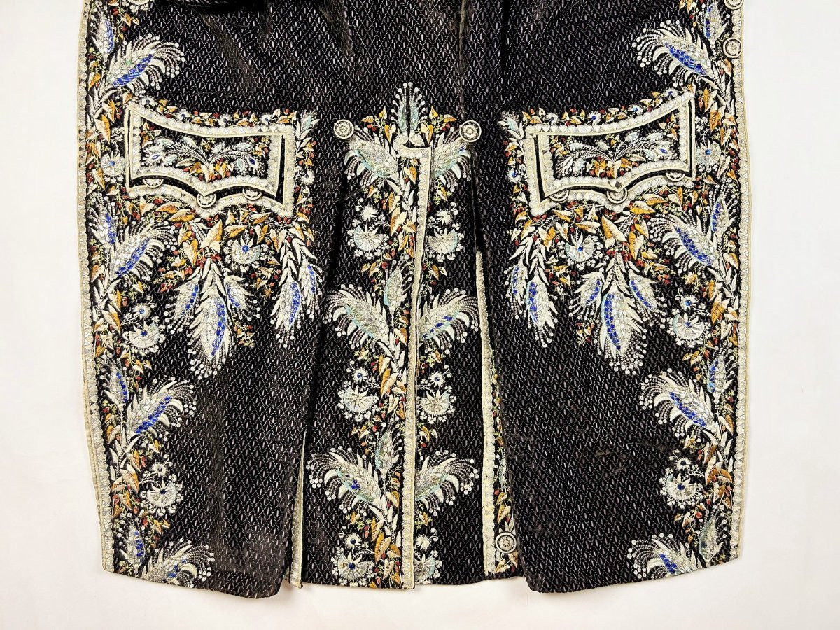Court Coat And Breeches Of The Marquis d'Aligre – First Empire Or Restoration Period, Circa 1810-photo-2