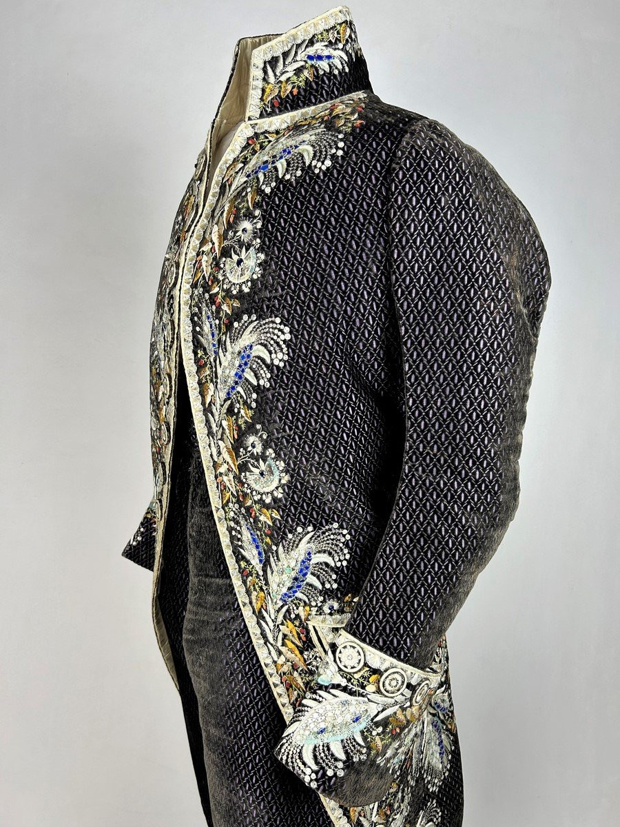 Court Coat And Breeches Of The Marquis d'Aligre – First Empire Or Restoration Period, Circa 1810-photo-5