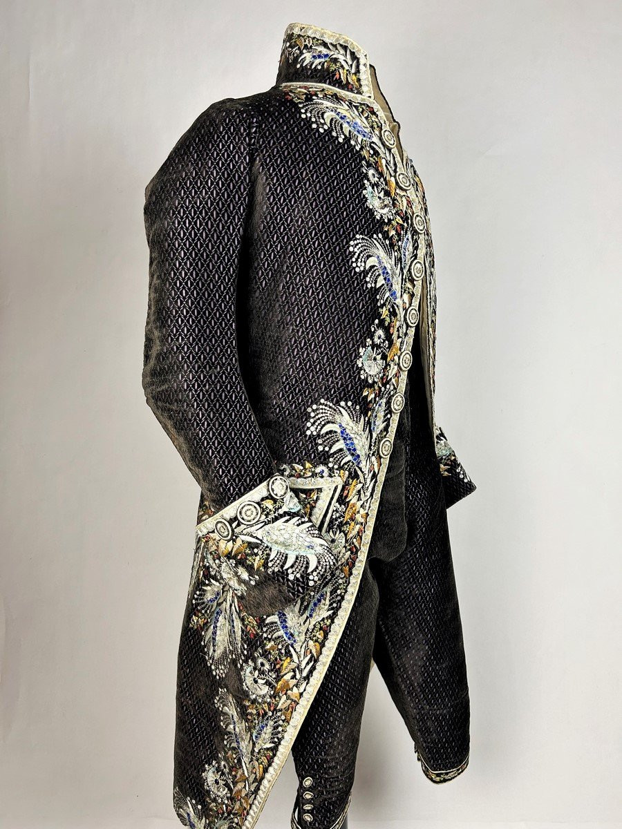 Court Coat And Breeches Of The Marquis d'Aligre – First Empire Or Restoration Period, Circa 1810-photo-6