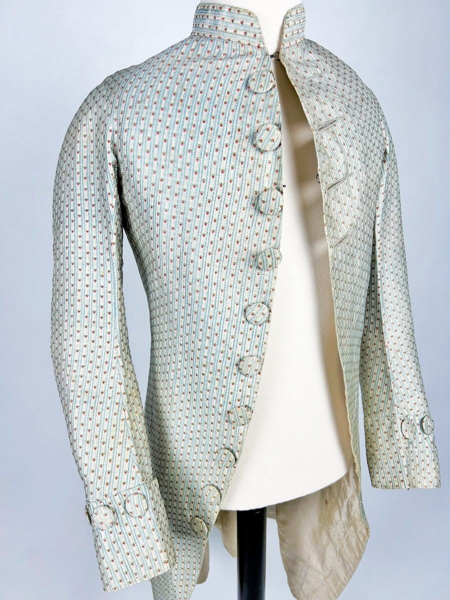Gentleman's Suit In Silk Droguet - France Circa 1780-photo-2