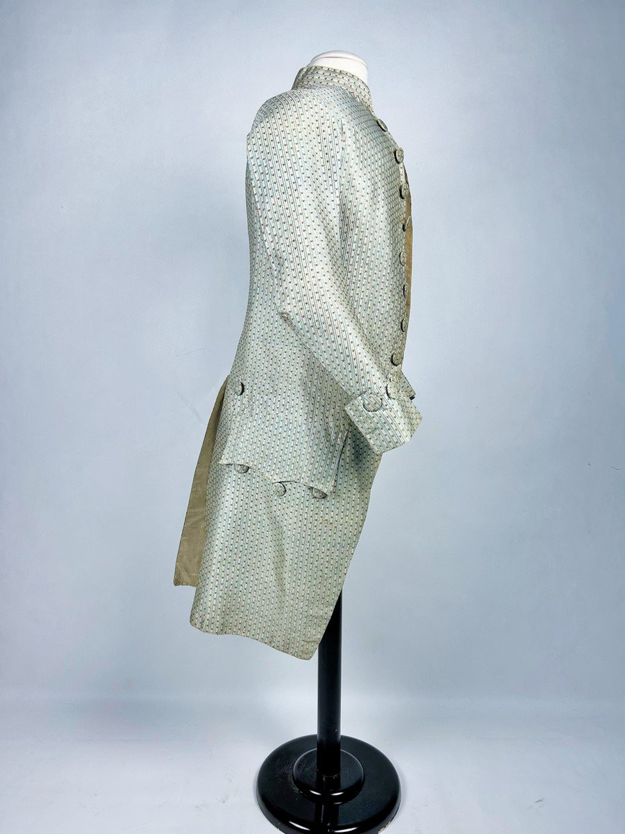 Gentleman's Suit In Silk Droguet - France Circa 1780-photo-2