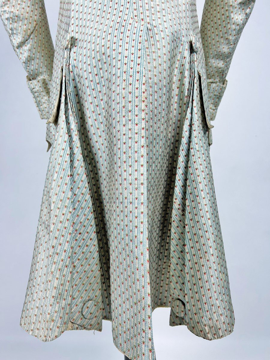 Gentleman's Suit In Silk Droguet - France Circa 1780-photo-5
