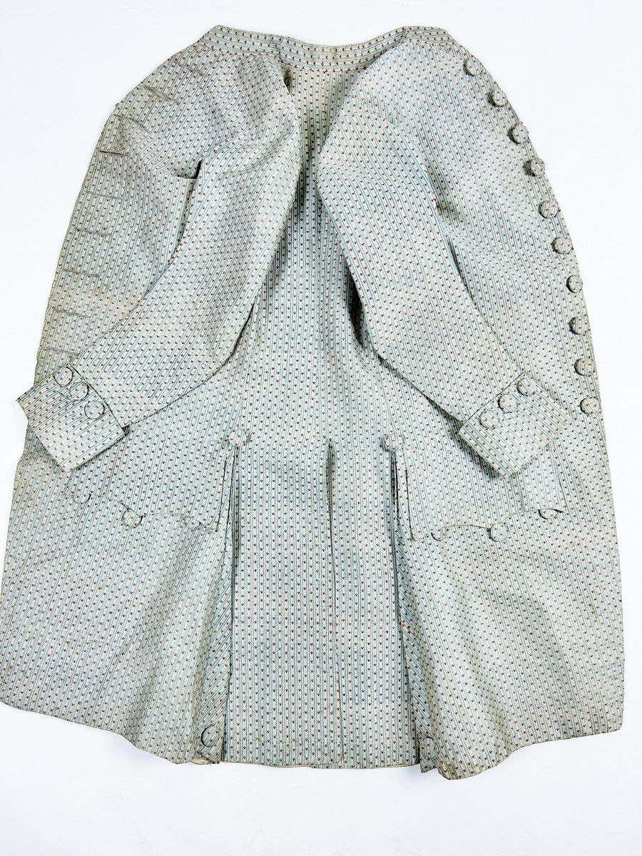 Gentleman's Suit In Silk Droguet - France Circa 1780-photo-7