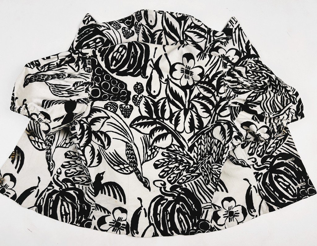 Corsage en Toile de Tournon, Raoul Dufy pour Jacques Heim - France Circa 1940-photo-7