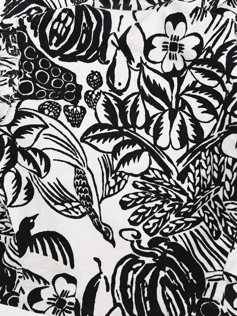 Corsage en Toile de Tournon, Raoul Dufy pour Jacques Heim - France Circa 1940-photo-8