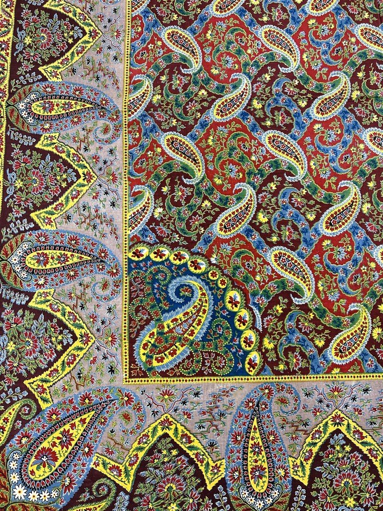 Printed Shawl/fichu (poster) - Alsace For Provence, Circa 1860-photo-2