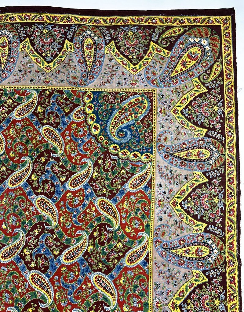 Printed Shawl/fichu (poster) - Alsace For Provence, Circa 1860-photo-4