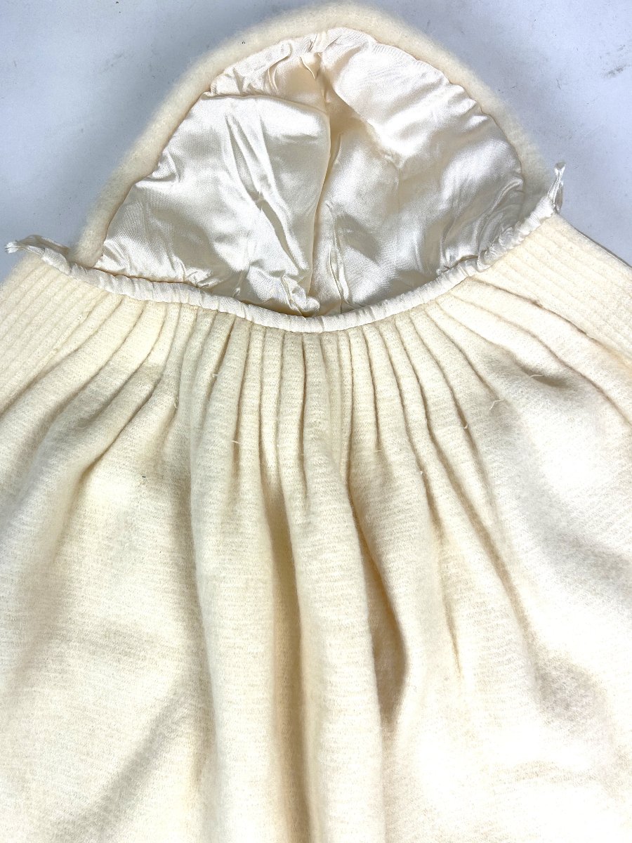 Child's Ceremonial Cape In Mohair Topstitched With Silk, In The Style Of Jeanne Lanvin - France C.1940-photo-8