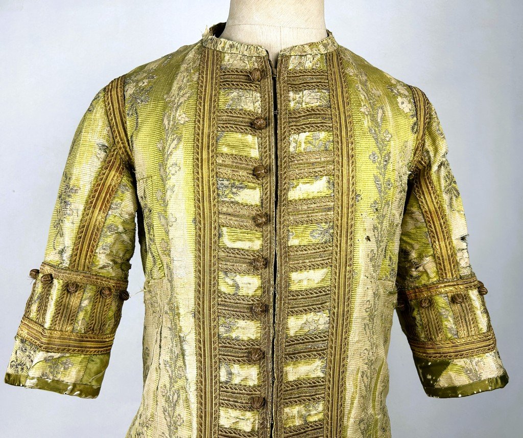 Court Dress In Gold And Silver Brocade - Louis XIV Period - Second Half Of The 17th Century-photo-4