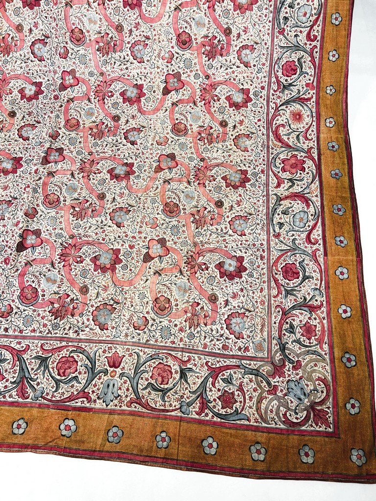 A Palampore Indian Chintz Hanging - Coromandel Coast For The East India Company, Circa 1750-photo-1