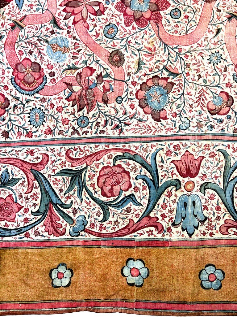 A Palampore Indian Chintz Hanging - Coromandel Coast For The East India Company, Circa 1750-photo-6