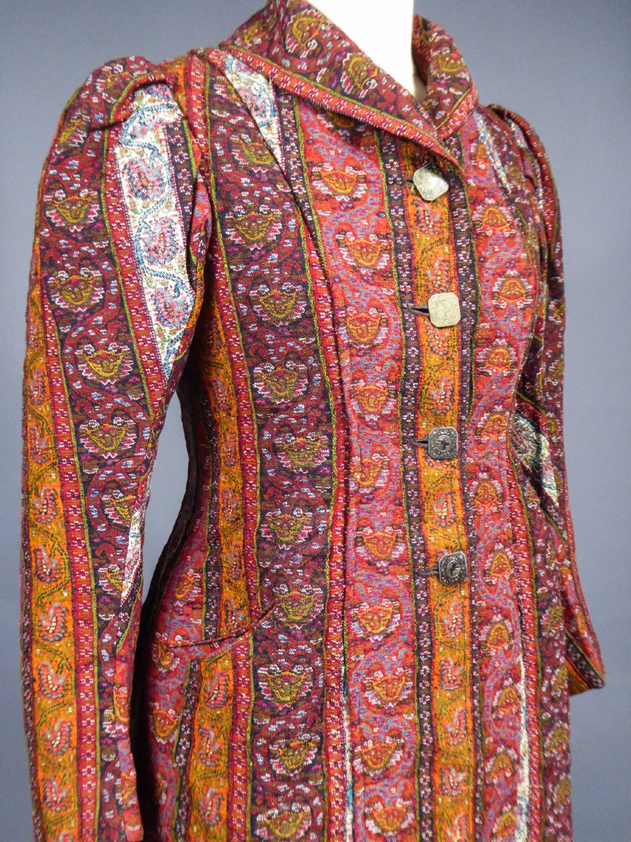 Bayadère Cashmere Coat - Ottoman Empire Circa 1900-photo-2