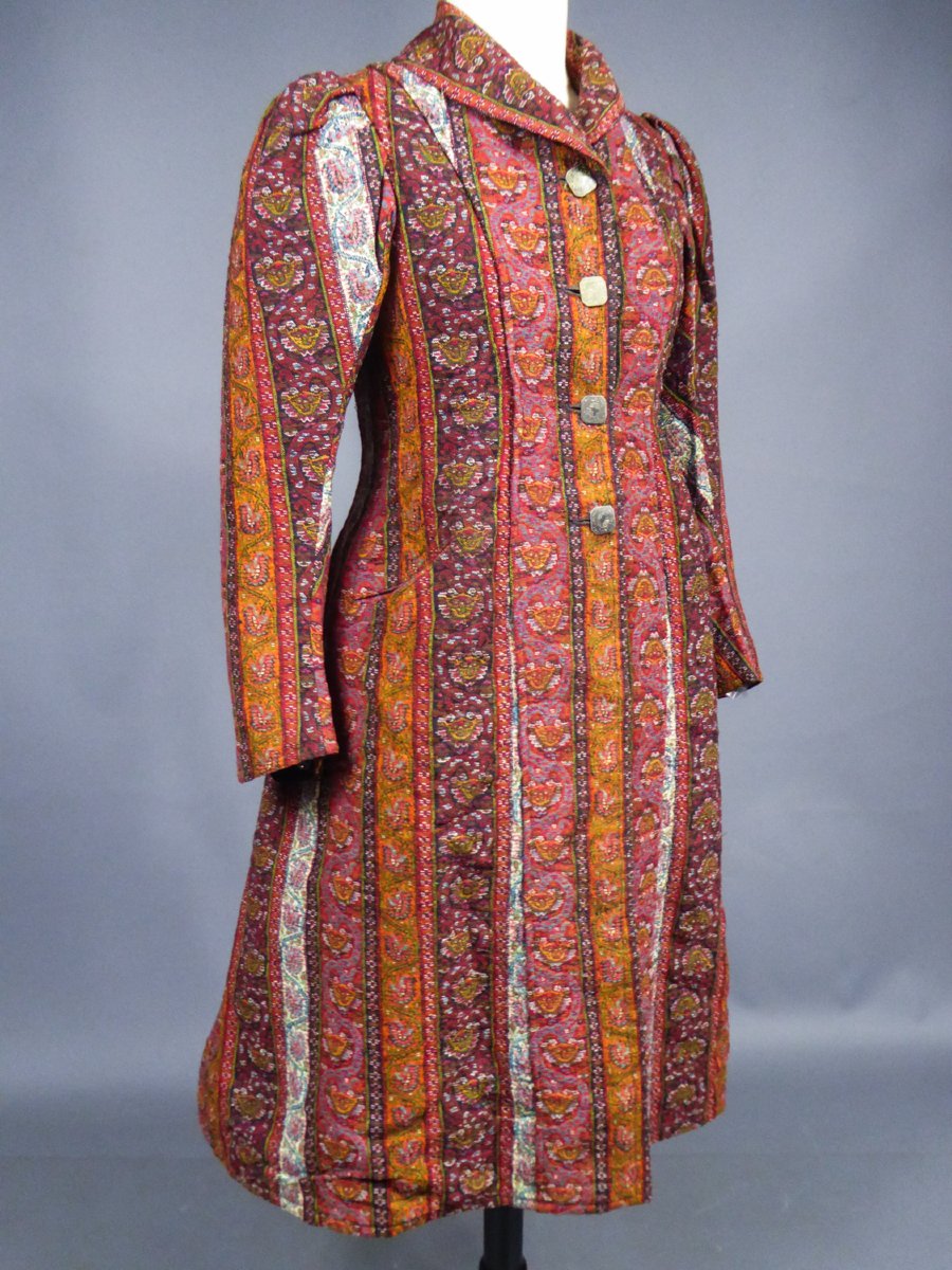 Bayadère Cashmere Coat - Ottoman Empire Circa 1900-photo-3