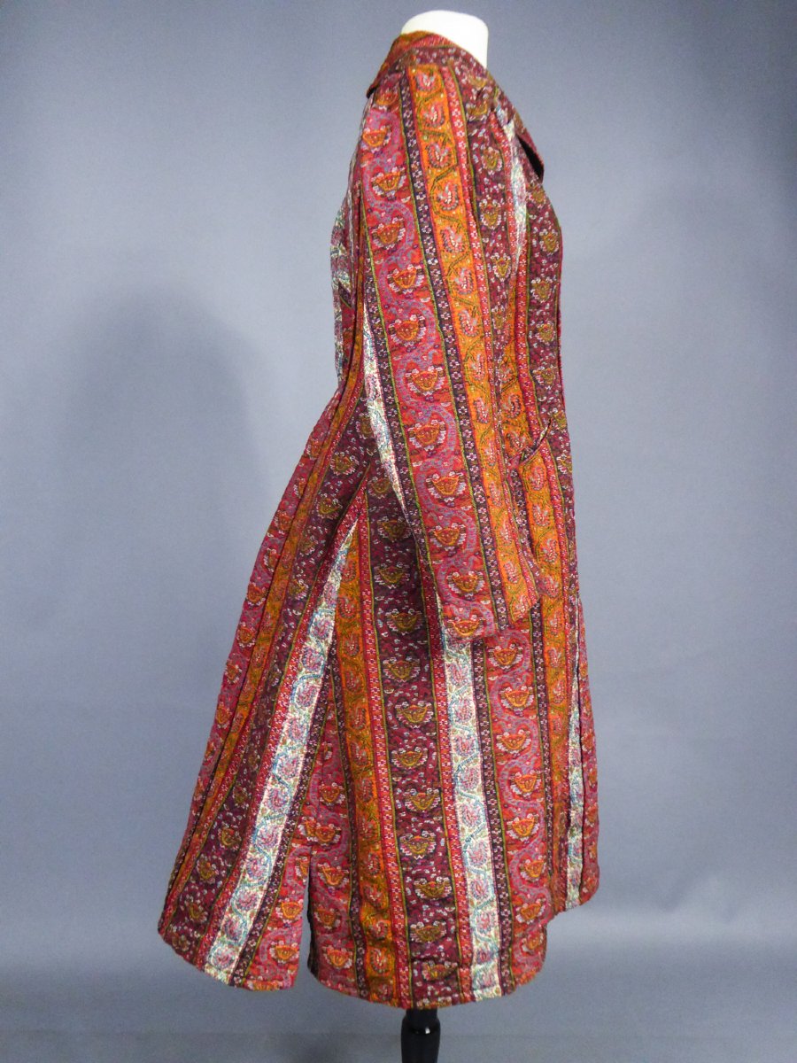 Bayadère Cashmere Coat - Ottoman Empire Circa 1900-photo-4