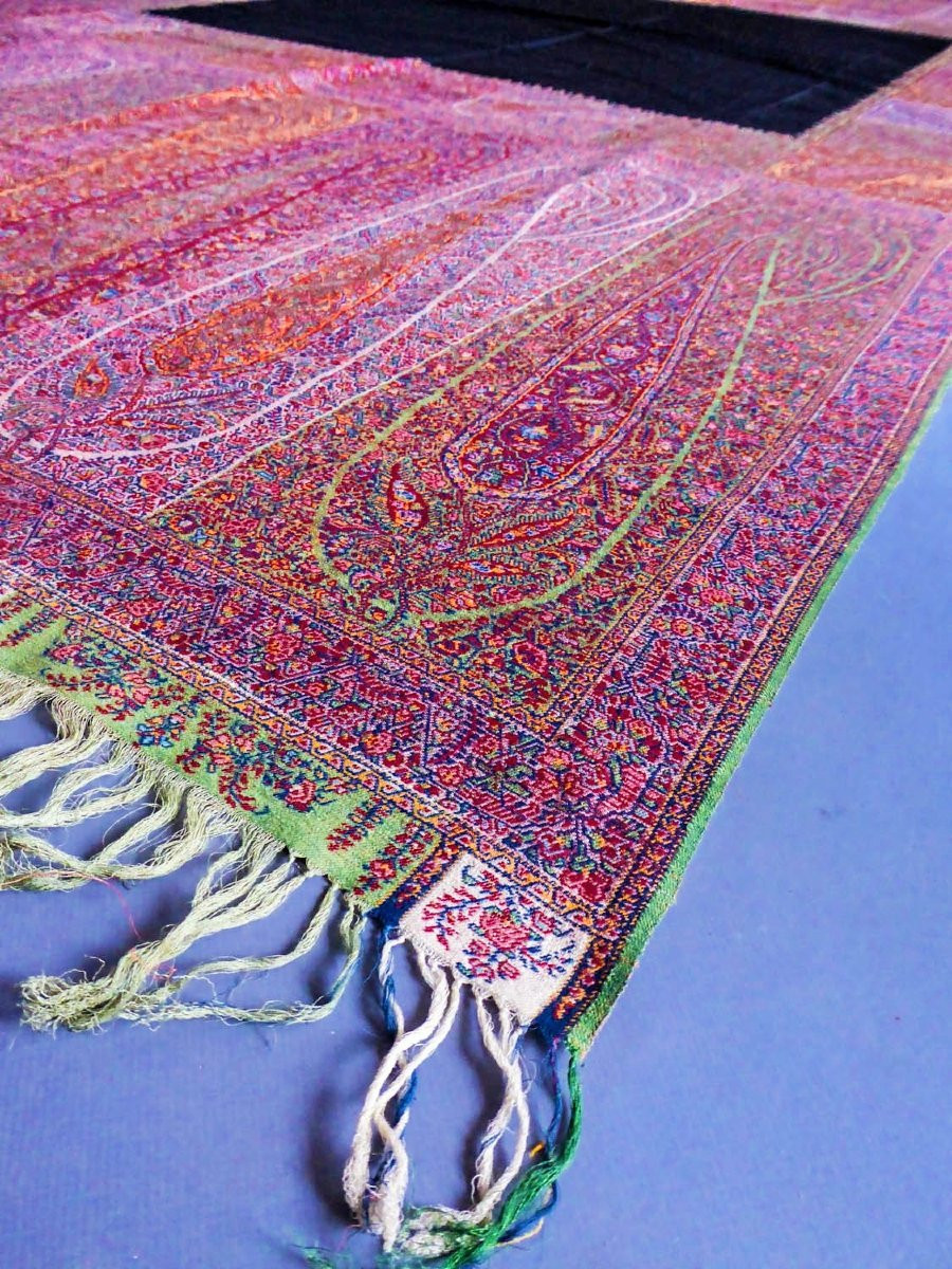 French Cashmere Shawl Circa 1835-photo-3