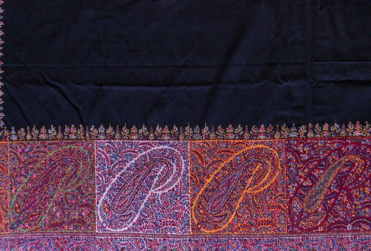 French Cashmere Shawl Circa 1835-photo-1