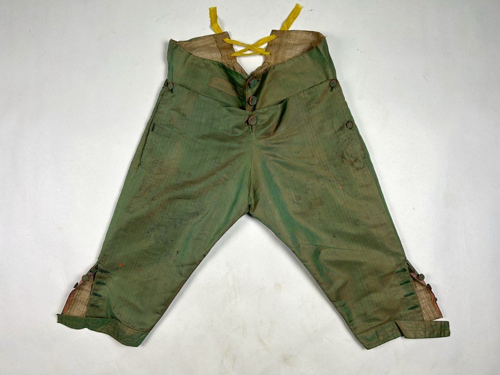 A Gentleman's Breeches In Changeable Silk - Provence Louis XVI Period Circa 1780-photo-5