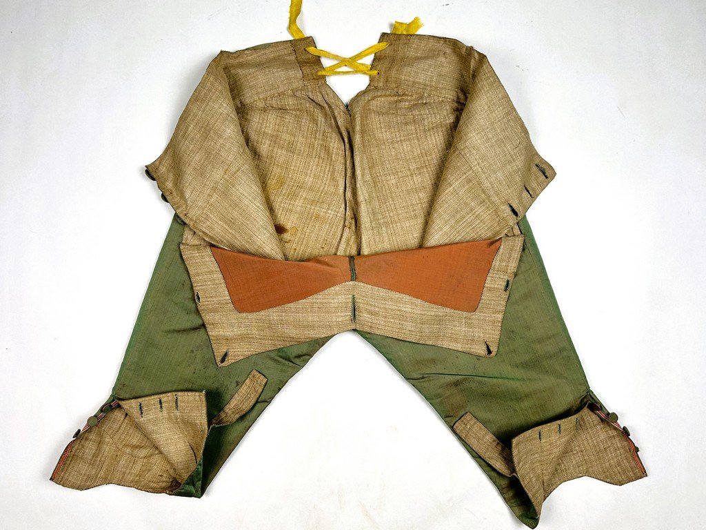 A Gentleman's Breeches In Changeable Silk - Provence Louis XVI Period Circa 1780-photo-6