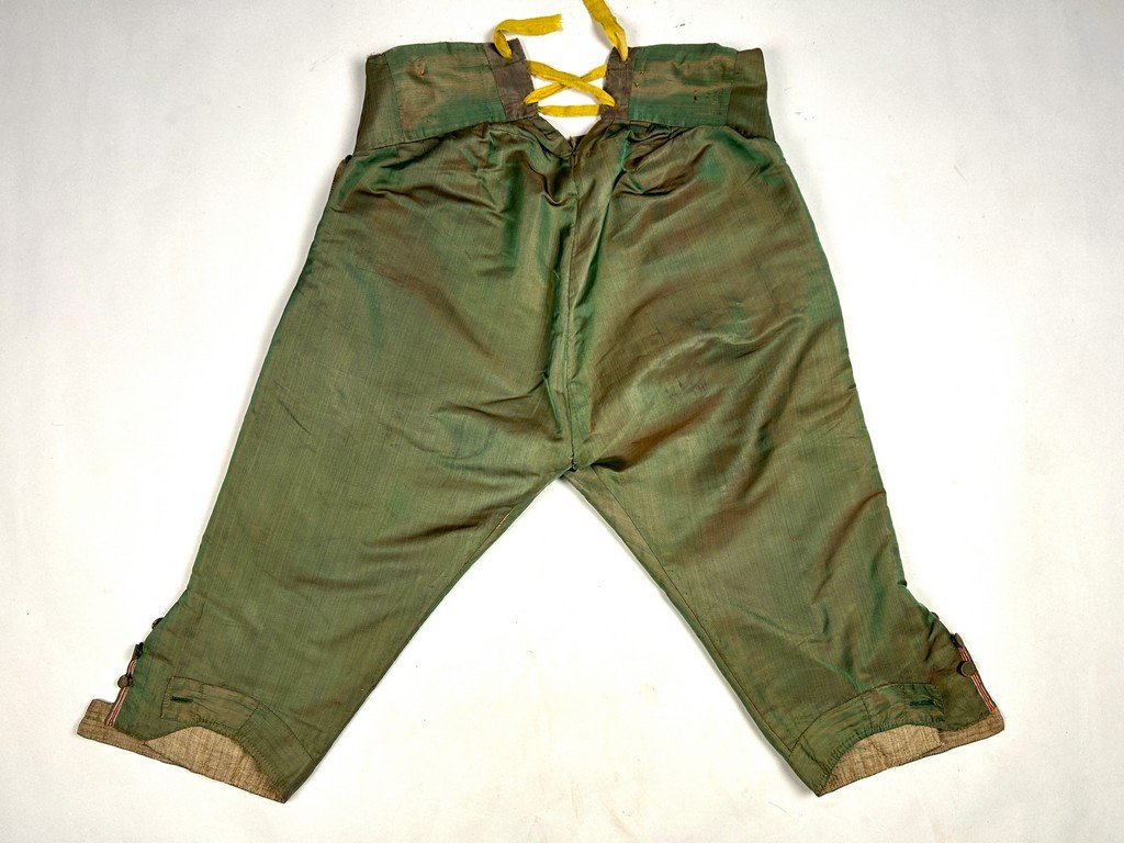 A Gentleman's Breeches In Changeable Silk - Provence Louis XVI Period Circa 1780-photo-7