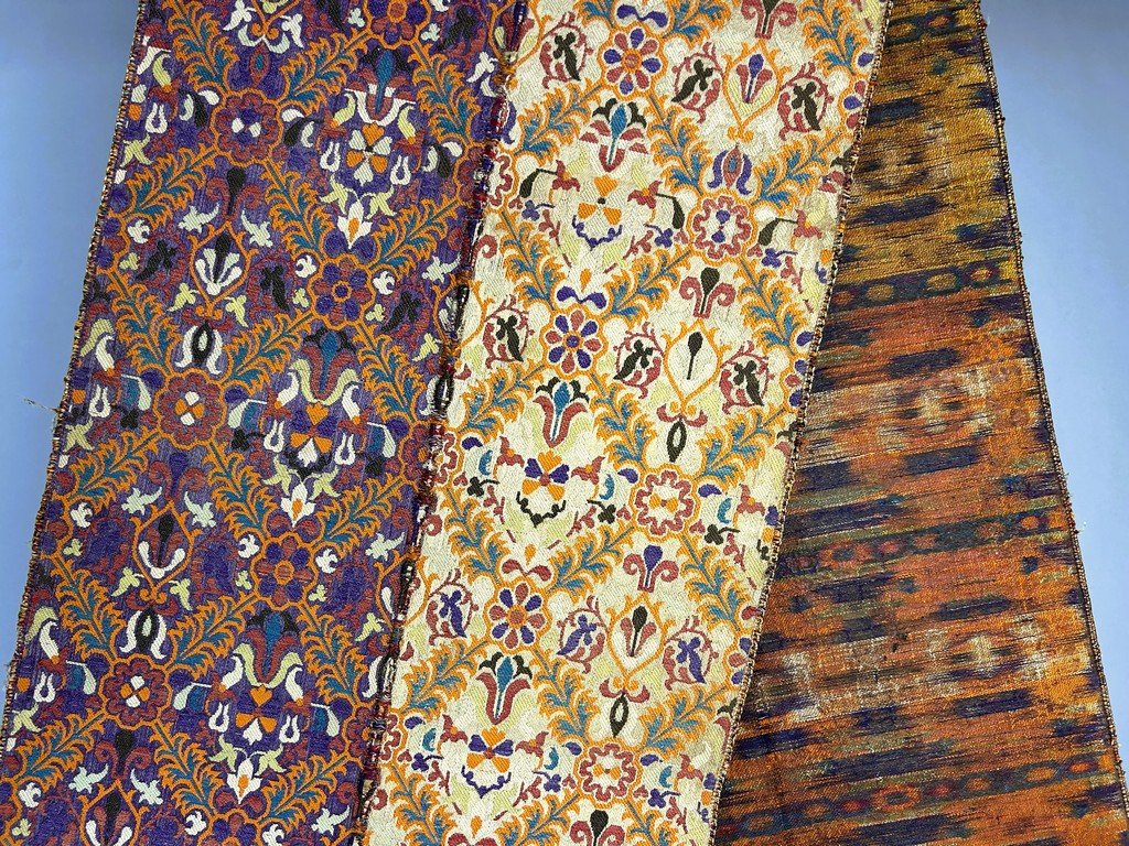 Rare Fez Belt Complete With Four Ikat Patterns - 19th Century Morocco-photo-2