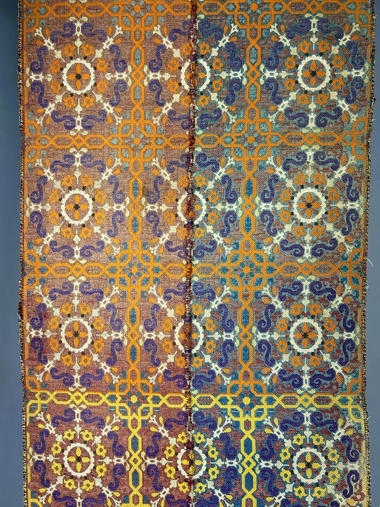Rare Fez Belt Complete With Four Ikat Patterns - 19th Century Morocco-photo-5